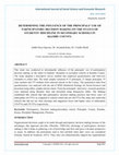 Research paper thumbnail of Determining the Influence of the Principals’ Use of Participatory Decision Making on the Status of Students’ Discipline in Secondary Schools in Kiambu County, Kenya