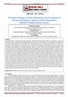 Research paper thumbnail of Principal’s Support of Peer Education and Prevalence of Drug and Substance Abuse in Public Secondary Schools in Busia County, Kenya