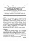 Research paper thumbnail of Before Lagoa Santa: Micro-remain and technological analysis in a lithic artifact from the Itaparica industry