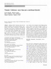 Research paper thumbnail of Vitamin C deficiency: more than just a nutritional disorder