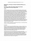 Research paper thumbnail of Mindfulness: The Power of a Parent’s Intentional Influence on a Prenate