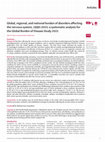 Research paper thumbnail of Global, regional, and national burden of disorders affecting the nervous system, 1990-2021: a systematic analysis for the Global Burden of Disease Study 2021