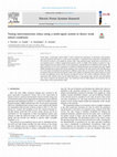 Research paper thumbnail of Tuning interconnection relays using a multi-agent system to detect weak infeed conditions