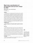 Research paper thumbnail of Real time coordination of directional overcurrent relays by ACO