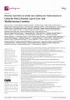 Research paper thumbnail of Priority Activities in Child and Adolescent Tuberculosis to Close the Policy-Practice Gap in Low- and Middle-Income Countries