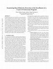 Research paper thumbnail of Ethnic Diversity in Computer Science at a Large Public R1 Research University