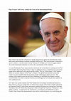 Research paper thumbnail of Pope Francis' Soft Power Amidst the Crisis of the International Order