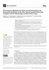 Research paper thumbnail of Screening for Multifarious Plant Growth Promoting and Biocontrol Attributes in Bacillus Strains Isolated from Indo Gangetic Soil for Enhancing Growth of Rice Crops