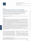 Research paper thumbnail of Association Between Proportion of Nuclei With High Chromatin Entropy and Prognosis in Gynecological Cancers