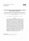 Research paper thumbnail of A Customized Bi-Objective Location-Routing Problem for Locating Post Offices and Delivery of Post Parcels