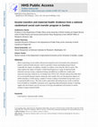 Research paper thumbnail of Income Transfers and Maternal Health: Evidence from a National Randomized Social Cash Transfer Program in Zambia: Income Shocks and Maternal Health