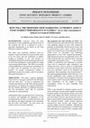 Research paper thumbnail of How Will the Proposed Crop Marketing Authority Affect Food Market Performance in Zambia? An ex Ante Assessment to Inform Government Deliberation