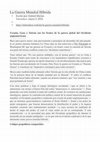 Research paper thumbnail of Ucrania, Gaza y Taiwán: Tres frentes de la Guerra Mundial Híbrida