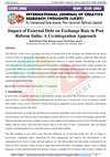 Research paper thumbnail of Impact of External Debt on Exchange Rate in Post Reform India: A Co-integration Approach