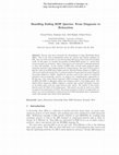 Research paper thumbnail of Handling failing RDF queries: from diagnosis to relaxation