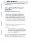 Research paper thumbnail of Analysis of stereoselective drug interactions with serum proteins by high-performance affinity chromatography: A historical perspective