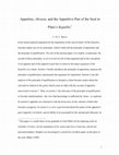 Research paper thumbnail of Appetites, Akrasia, and the Appetitive Part of the Soul in Plato’s Republic