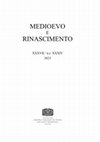 Research paper thumbnail of Nomi e piaceri angelici in al-Ġazālī e nei suoi lettori, «Medioevo e Rinascimento» XXXVII n.s. XXXIV (2023), pp. 177-191