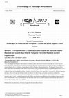 Research paper thumbnail of Vowel production in Mandarin accented English and American English: Kinematic and acoustic data from the Marquette University Mandarin accented English corpus