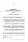 Research paper thumbnail of Corruption et Réglementation Environnementale