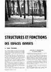 Research paper thumbnail of Structures et fonction des espaces ouverts