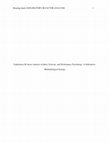 Research paper thumbnail of Exploratory bifactor analysis in sport, exercise, and performance psychology: A substantive-methodological synergy