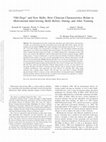 Research paper thumbnail of “Old dogs” and new skills: How clinician characteristics relate to motivational interviewing skills before, during, and after training