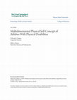 Research paper thumbnail of Multidimensional Physical Self-Concept of Athletes With Physical Disabilities