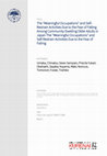 Research paper thumbnail of The "Meaningful Occupations" and Self-Restrain Activities Due to the Fear of Falling Among Community-Dwelling Older Adults in Japan The "Meaningful Occupations" and Self-Restrain Activities Due to the Fear of Falling