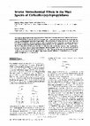 Research paper thumbnail of Inverse stereochemical effects in the mass spectra of carboalkoxycyclopropylsilanes