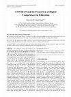 Research paper thumbnail of COVID-19 and the Promotion of Digital Competences in Education