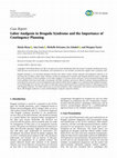 Research paper thumbnail of Labor Analgesia in Brugada Syndrome and the Importance of Contingency Planning