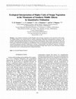 Research paper thumbnail of Ecological interpretation of higher units of steppe vegetation in the mountains of southern Middle Siberia by quantitative ordination