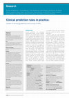 Research paper thumbnail of Clinical prediction rules in practice: review of clinical guidelines and survey of GPs