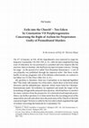 Research paper thumbnail of Exile into the Church? -Two Edicts by Constantine VII Porphyrogennetos Concerning the Right of Asylum for Perpetrators Guilty of Premeditated Murders