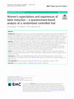 Research paper thumbnail of Women’s expectations and experiences of labor induction – a questionnaire-based analysis of a randomized controlled trial