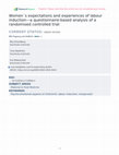 Research paper thumbnail of Women´s expectations and experiences of labour induction—a questionnaire-based analysis of a randomised controlled trial