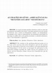 Research paper thumbnail of AS CRIAÇÕES DO GÊNIO – AMBIVALÊNCIAS DA “METAFÍSICA DA ARTE” NIETZSCHIANA