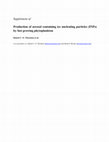 Research paper thumbnail of Supplementary material to "Production of aerosol containing ice nucleating particles (INPs) by fast growing phytoplankton