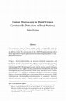 Research paper thumbnail of Raman Microscopy in Plant Science, Carotenoids Detection in Fruit Material