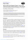 Research paper thumbnail of After the fall of the Egyptian Empire: review of the Third Intermediate Period settlement at Tell el-Retaba