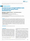 Research paper thumbnail of How Much Presence is Enough? Qualitative Scales for Interpreting the Igroup Presence Questionnaire Score