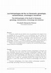 Research paper thumbnail of Las Antropologías del Sur en Venezuela: Genealogía, características, cronología e iniciativas Autores/as