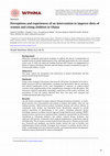 Research paper thumbnail of Perceptions and experiences of an intervention to improve diets of women and young children in Ghana