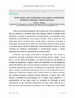 Research paper thumbnail of Forma urbana, suas motivações e seus efeitos: cumplicidade ontológica, teleologia e alguns equívocos