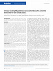 Research paper thumbnail of Urinary neutrophil gelatinase-associated lipocalin: potential biomarker for late-onset sepsis