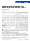 Research paper thumbnail of Vital signs and their cross-correlation in sepsis and NEC: a study of 1,065 very-low-birth-weight infants in two NICUs