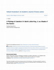 Research paper thumbnail of A Philology of Liberation: Dr. Martin Luther King, Jr. as a Reader of the Classics, Verbum Incarnatum 4.1 (2010): 124-144.