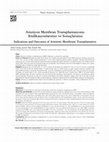 Research paper thumbnail of Amniyon Membran Transplantasyonu Endikasyonlarımız ve Sonuçlarımız