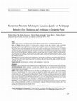 Research paper thumbnail of Refractive Error, Strabismus and Amblyopia in Congenital Ptosis